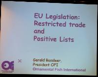 Seminarier. Gerald Bassleer. EU legislation: potential restricted trade risks and the implications o