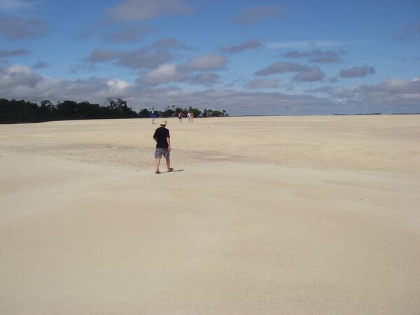 Sandstrand i Rio Negro